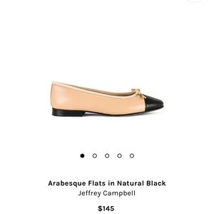 Arabesque Flats in Natural Black
Jeffrey Campbell